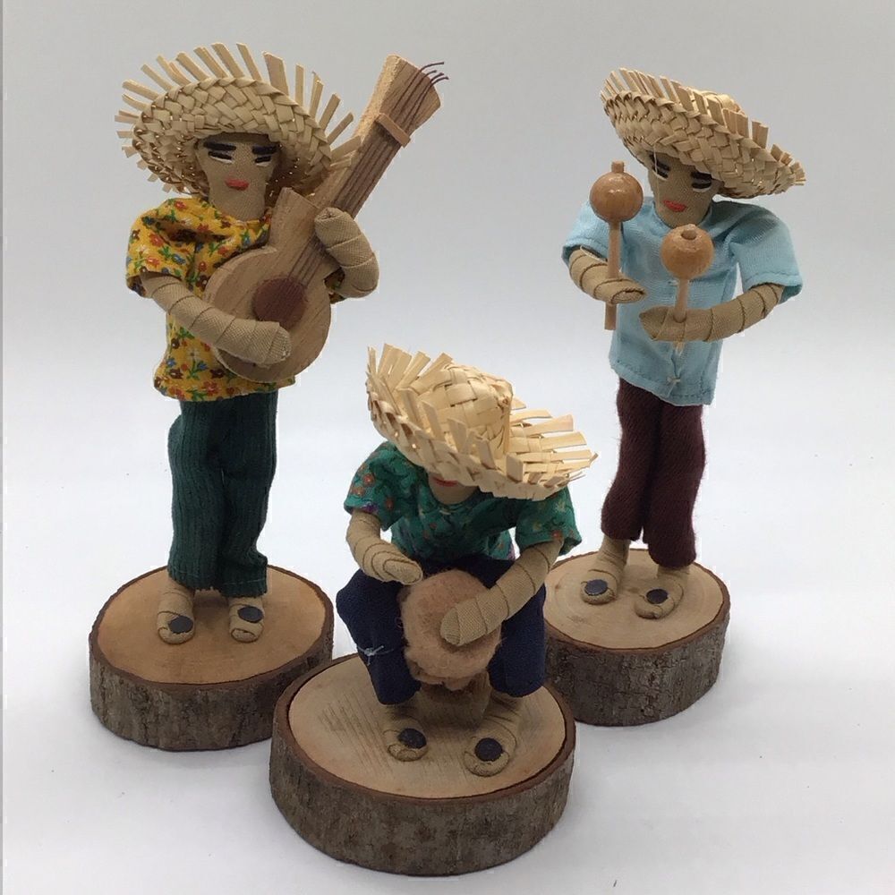 3 Piece Mariachi Band Figures